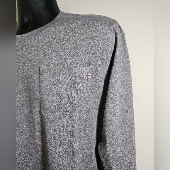 NEW Vintage Italia 1958 Grey Long Sleeve Crew Neck Sweater Medium - Picture 5 of 12